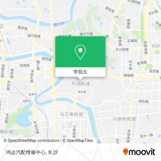 鸿达汽配维修中心地图