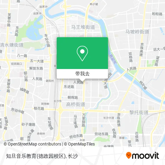 知旦音乐教育(德政园校区)地图