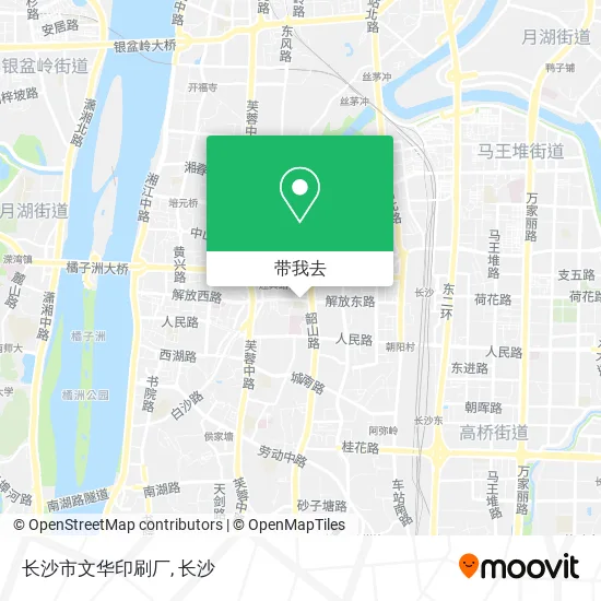 长沙市文华印刷厂地图