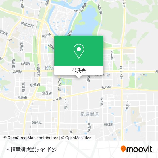 幸福里润城游泳馆地图