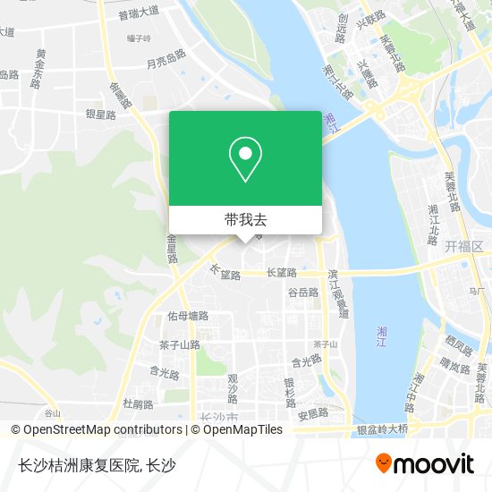 长沙桔洲康复医院地图