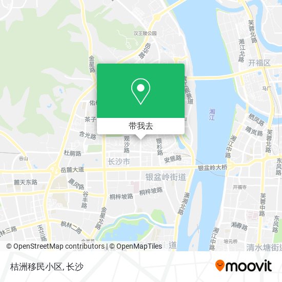 桔洲移民小区地图