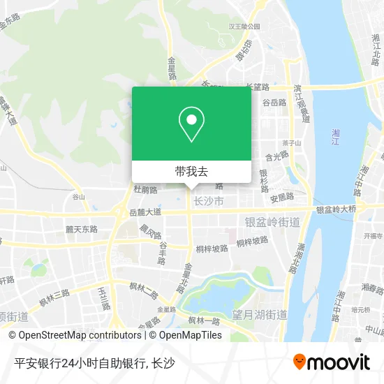 平安银行24小时自助银行地图