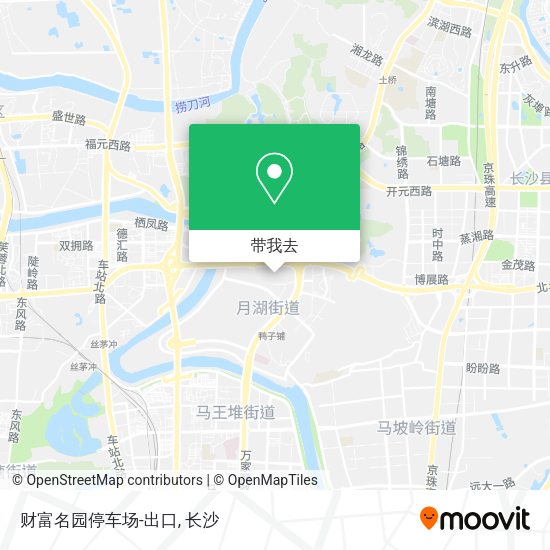 财富名园停车场-出口地图