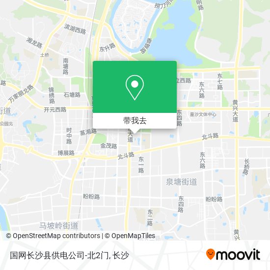 国网长沙县供电公司-北2门地图