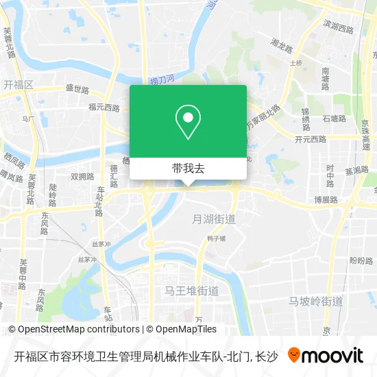 开福区市容环境卫生管理局机械作业车队-北门地图