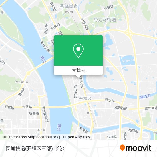 圆通快递(开福区三部)地图