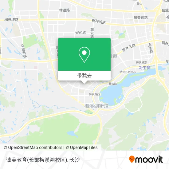 诚美教育(长郡梅溪湖校区)地图