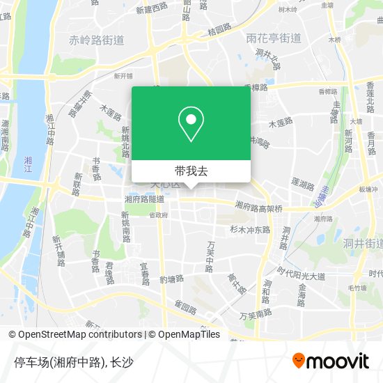 停车场(湘府中路)地图