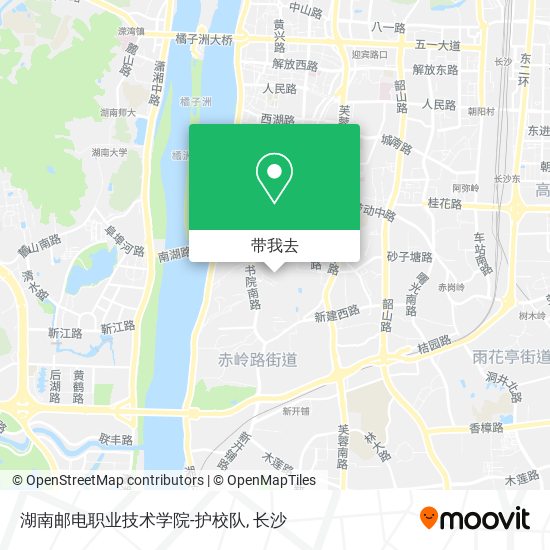 湖南邮电职业技术学院-护校队地图