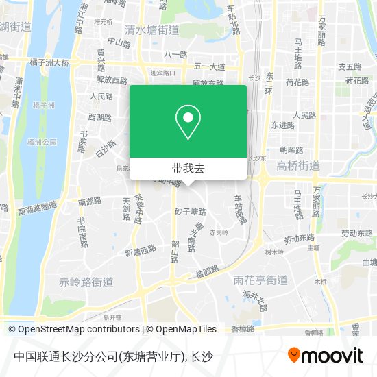 中国联通长沙分公司(东塘营业厅)地图