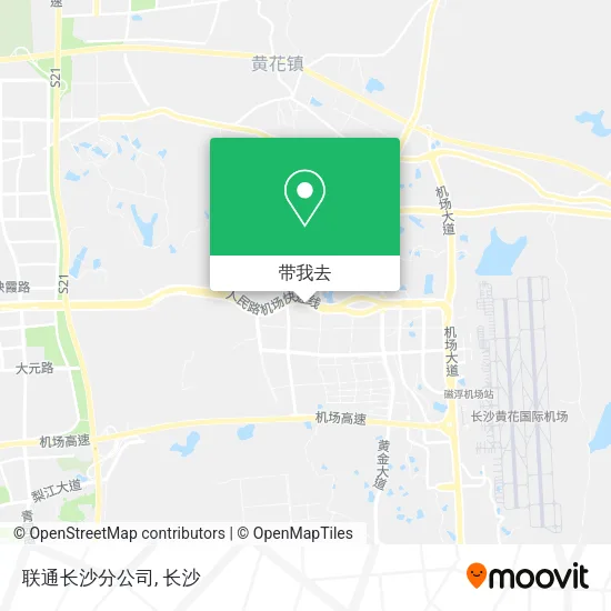 联通长沙分公司地图