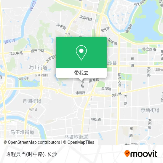通程典当(时中路)地图