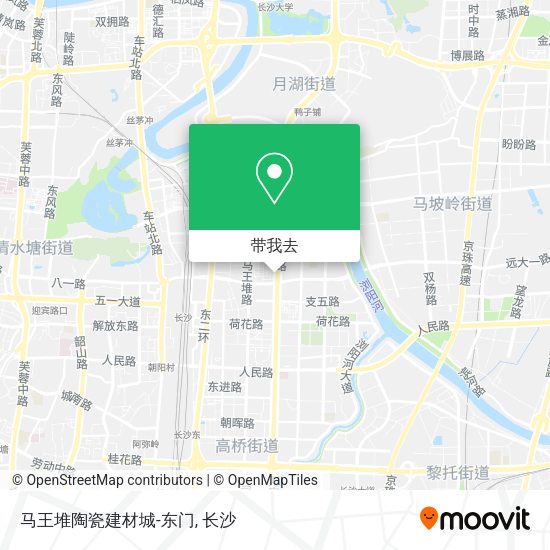 马王堆陶瓷建材城-东门地图