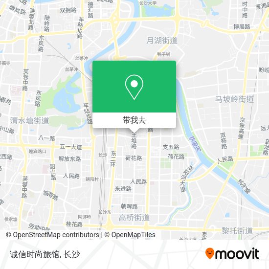 诚信时尚旅馆地图
