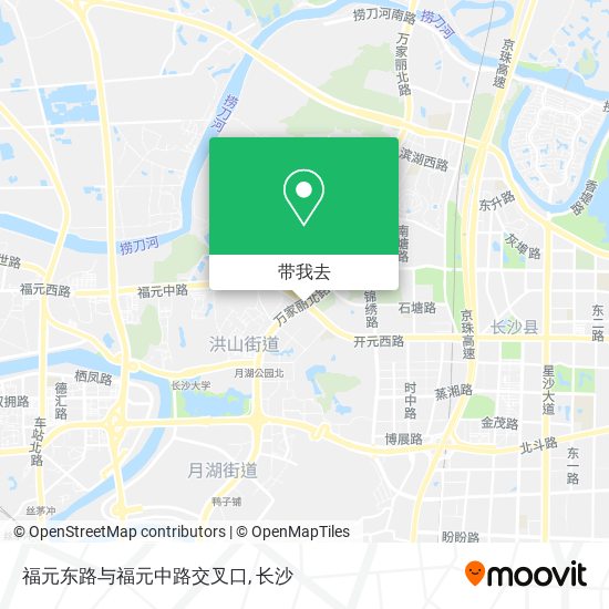 福元东路与福元中路交叉口地图
