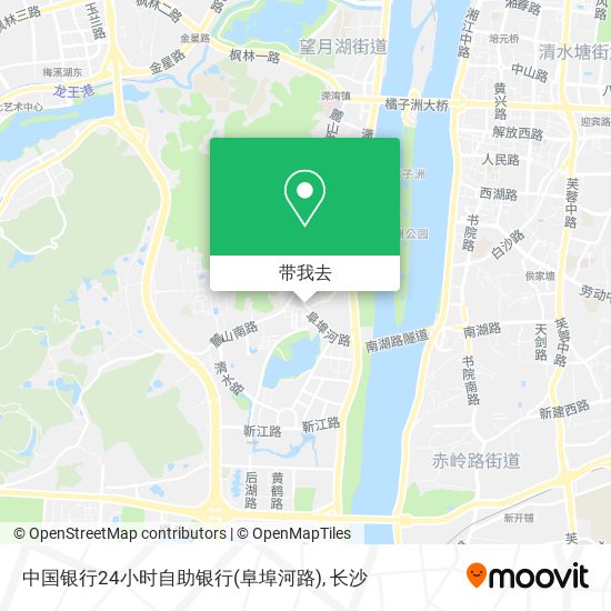 中国银行24小时自助银行(阜埠河路)地图