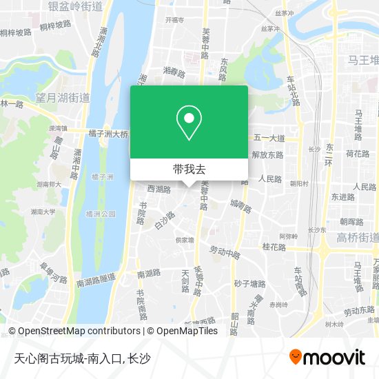 天心阁古玩城-南入口地图