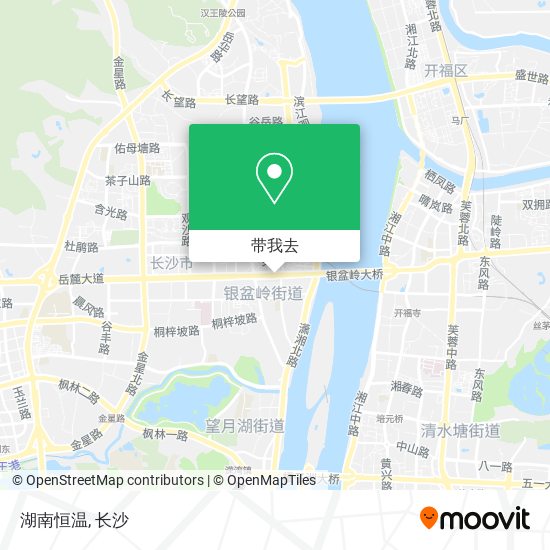 湖南恒温地图