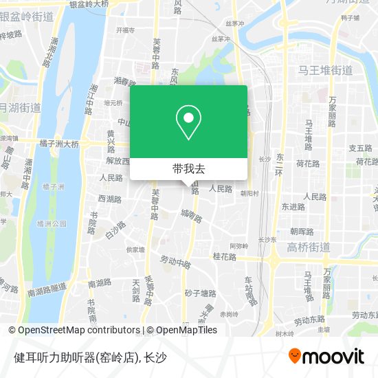 健耳听力助听器(窑岭店)地图