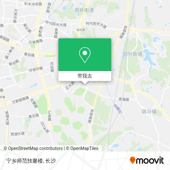 宁乡师范技馨楼地图