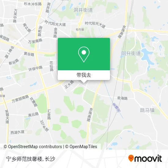 宁乡师范技馨楼地图