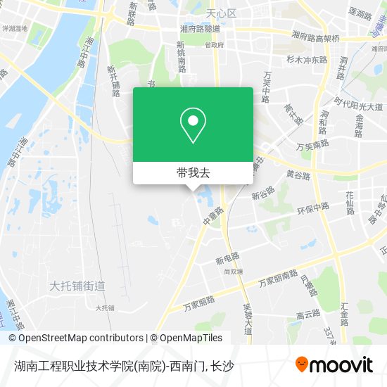 湖南工程职业技术学院(南院)-西南门地图