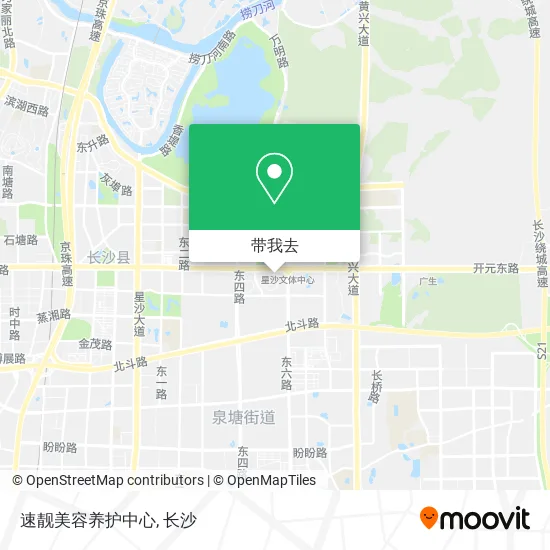 速靓美容养护中心地图