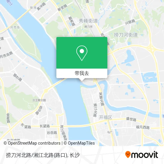 捞刀河北路/湘江北路(路口)地图