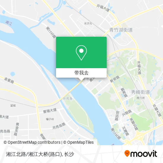 湘江北路/湘江大桥(路口)地图