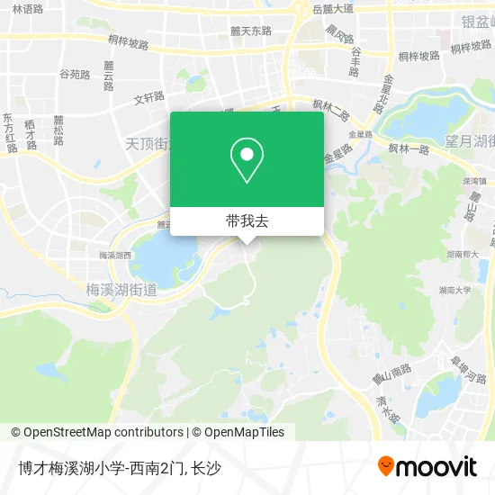 博才梅溪湖小学-西南2门地图