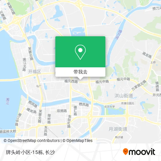 牌头岭小区-15栋地图