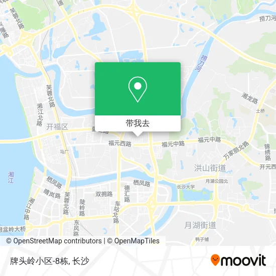 牌头岭小区-8栋地图