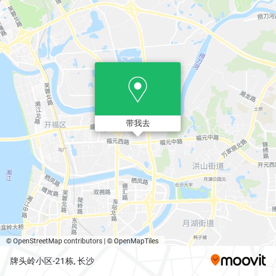 牌头岭小区-21栋地图