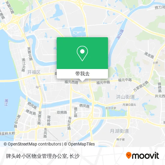 牌头岭小区物业管理办公室地图