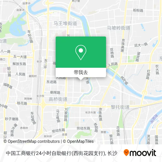 中国工商银行24小时自助银行(西街花园支行)地图