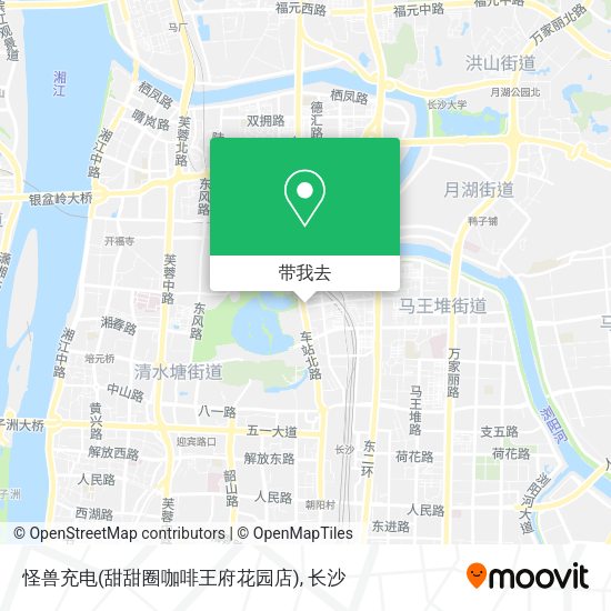 怪兽充电(甜甜圈咖啡王府花园店)地图