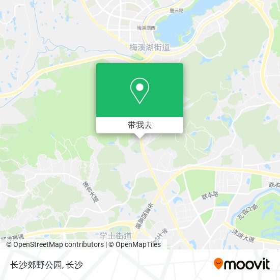 长沙郊野公园地图