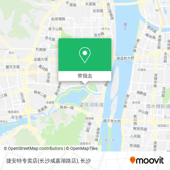 捷安特专卖店(长沙咸嘉湖路店)地图