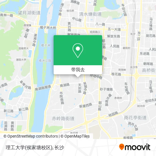理工大学(侯家塘校区)地图