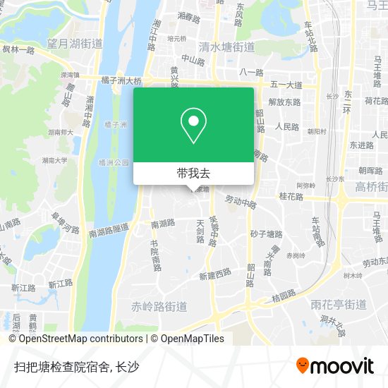扫把塘检查院宿舍地图