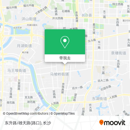 东升路/雄天路(路口)地图