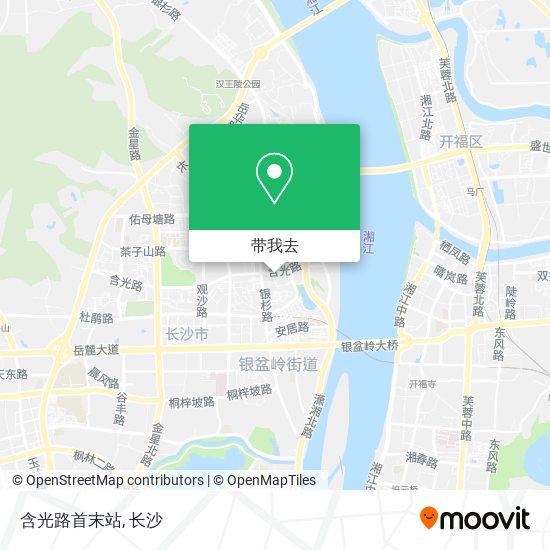含光路首末站地图