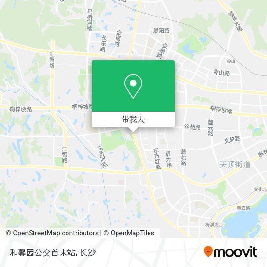 和馨园公交首末站地图