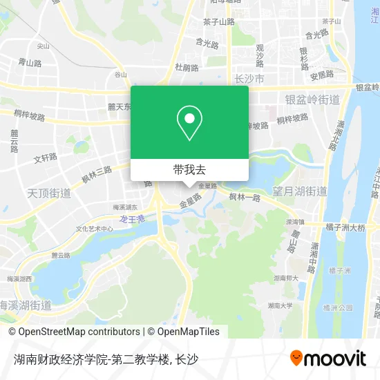 湖南财政经济学院-第二教学楼地图