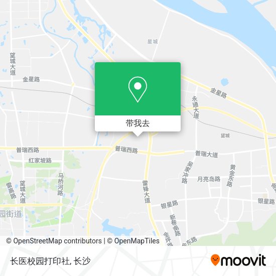 长医校园打印社地图
