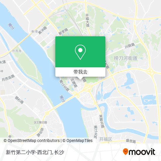 新竹第二小学-西北门地图