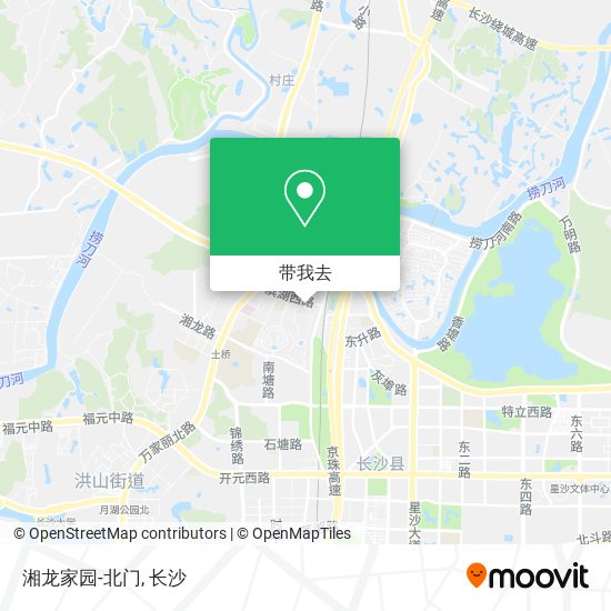 湘龙家园-北门地图