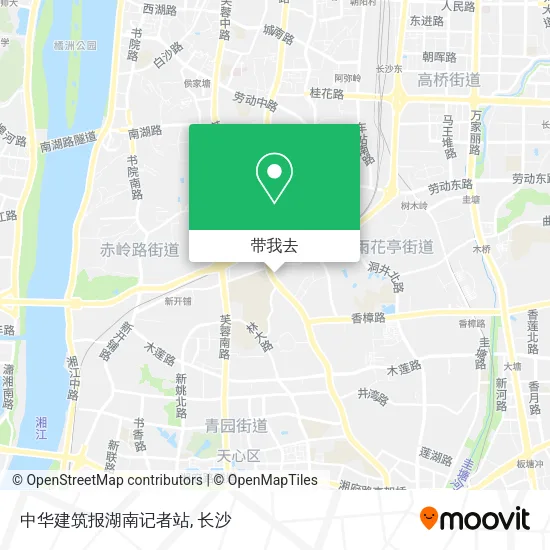 中华建筑报湖南记者站地图