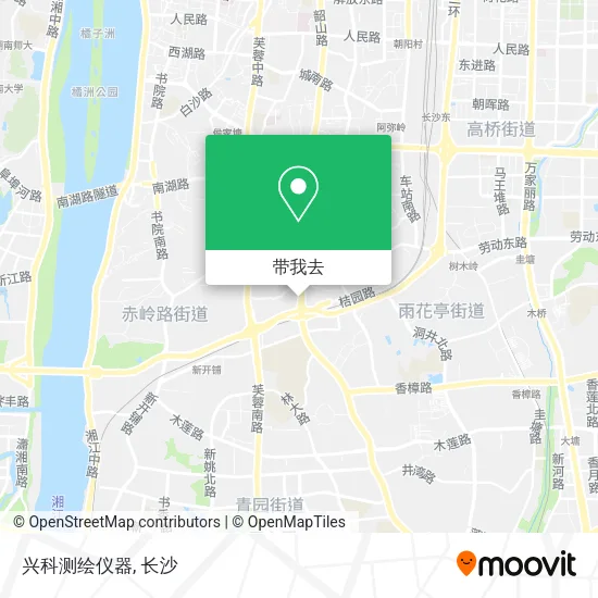 兴科测绘仪器地图